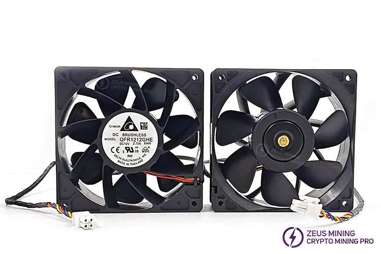 Ventilador de refrigeración QFR1212GHE de 120 mm para Antminer L9 Ventilador de refrigeración QFR1212GHE de 120 mm para Antminer L9