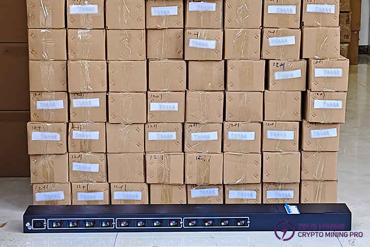 PDUs trifásicas para mineros ASIC Antminer
