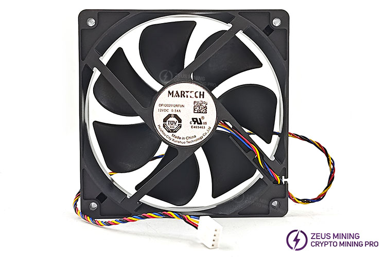 Ventilador de alta potencia Martech DF1202512RFUN de 12 V y 0,54 A Ventilador de alta potencia Martech DF1202512RFUN de 12 V y 0,54 A