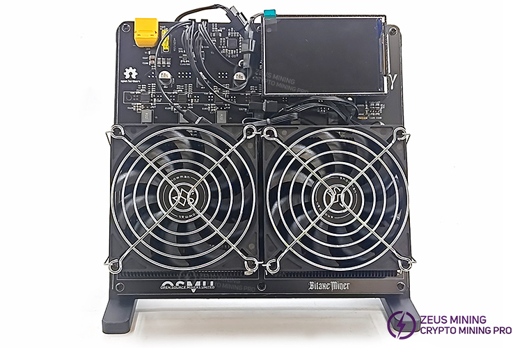 Minero Bitax NerdOCTAxe de 12 TH/s con doble ventilador y refrigeración por aire