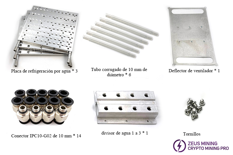 Kit de refrigeración líquida para la placa de hash versión S21XP A3HB70503 Kit de refrigeración líquida para la placa de hash versión S21XP A3HB70503