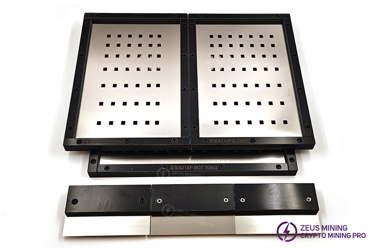 Herramienta para reemplazar pasta térmica a la placa hash S21XP