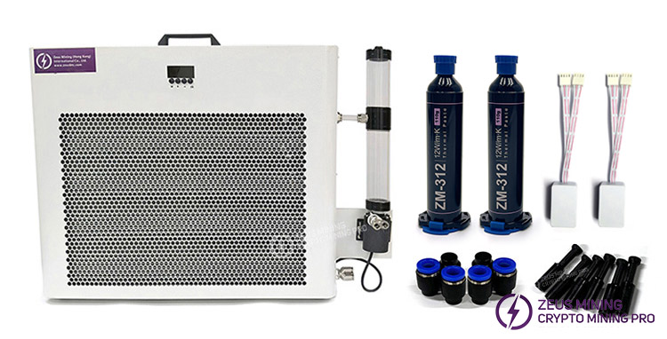 Kit de actualización de radiador de 12,8 kW para placa de refrigeración líquida S19pro Kit de actualización de radiador de 12,8 kW para placa de refrigeración líquida S19pro