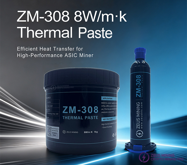 Pasta térmica de refrigeración ZM-308 8 W/m·k