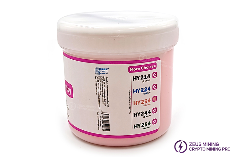 Especificaciones del envase de la pasta térmica HY234 Especificaciones del envase de la pasta térmica HY234