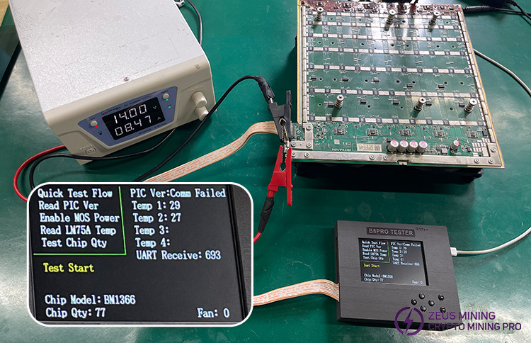 Probador B8Pro para pruebas de placas de hash Antminer Probador B8Pro para pruebas de placas de hash Antminer