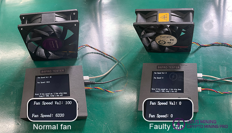 Prueba de ventilador para el probador B8 B8pro Prueba de ventilador para el probador B8 B8pro
