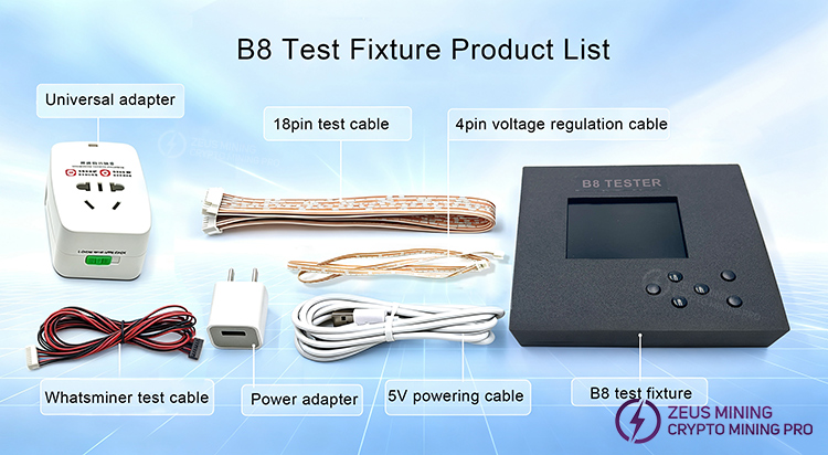 Equipo de prueba universal Antminer B8 Equipo de prueba universal Antminer B8