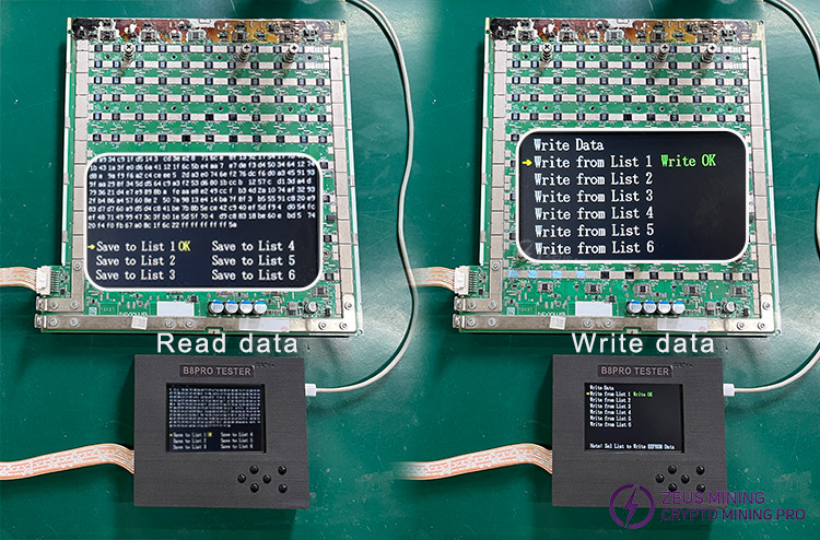Dispositivo de prueba B8/B8pro para EEPROM de Antminer Dispositivo de prueba B8/B8pro para EEPROM de Antminer