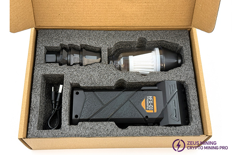 Ventilador de alta potencia HFX-01 580.000 RPM para limpieza de polvo