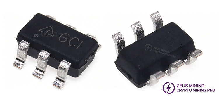 Regulador de voltaje AP3211KTR-G1 con marcado GCI