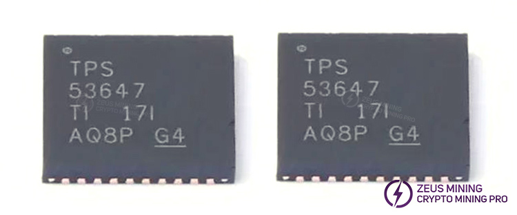 Controlador buck TPS53647RTAT para fuentes de alimentación ASIC