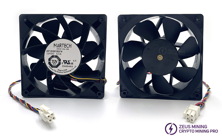 Ventilador de refrigeración para minería Martech DF1203812B2FN 120 mm, 12 V, 4,5 A