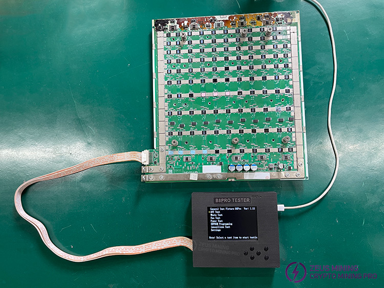 Probador B8PRO para escritura de archivos EEPROM en Antminer