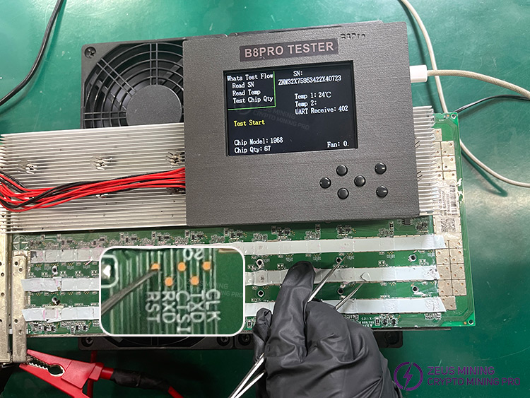 Dispositivo de prueba B8pro para Whatsminer
