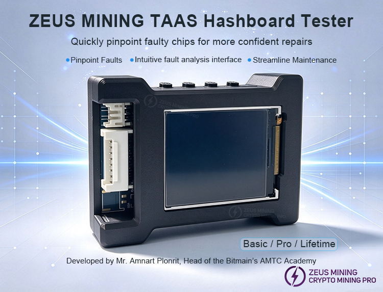 Funciones del probador ZEUS MINING TAAS