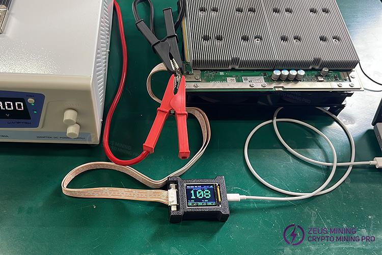 Probador ZEUS MINING TAAS para placas de hash Antminer