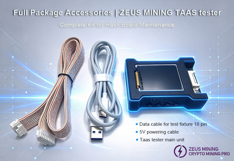 Repuestos para el dispositivo de prueba ZEUS MINING TAAS
