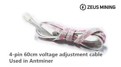 Cable estabilizado de voltaje Antminer de 4 pines y 60 cm
