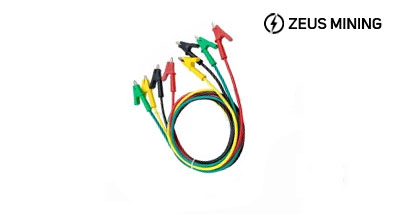 Cables de prueba eléctricos con pinza de cocodrilo de 4.2 mm
