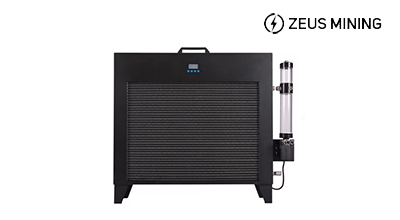 Radiador de refrigeración por agua de 12,8 kW adecuado para máquina de minería ASIC de 2 piezas