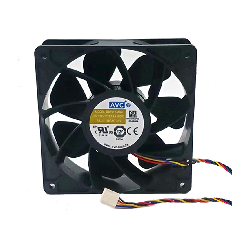 AVC DBPJ1238B2G 12V 3.12A ventilador de refrigeración 120mm