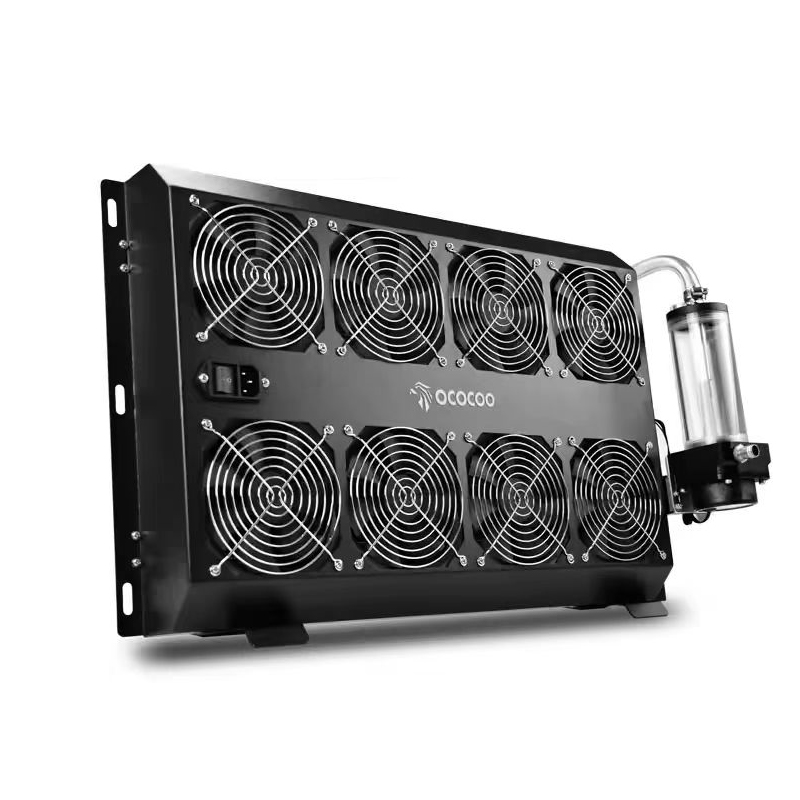 Ventilador de radiador de refrigeración por agua externo ASIC miner