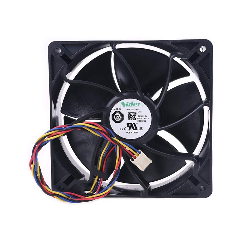 Ventilador de refrigeración Original Nidec 12V 1.65A 6000RPM para Antminer KS5 KS5pro