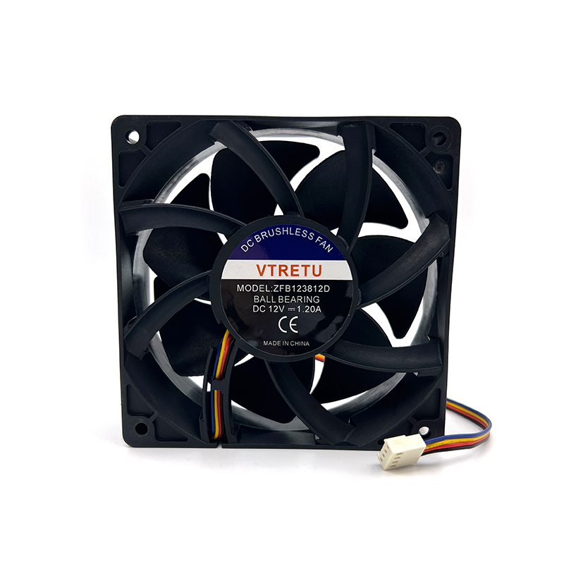 Antminer ZFB123812D 12V 1.2A ventilador de refrigeración