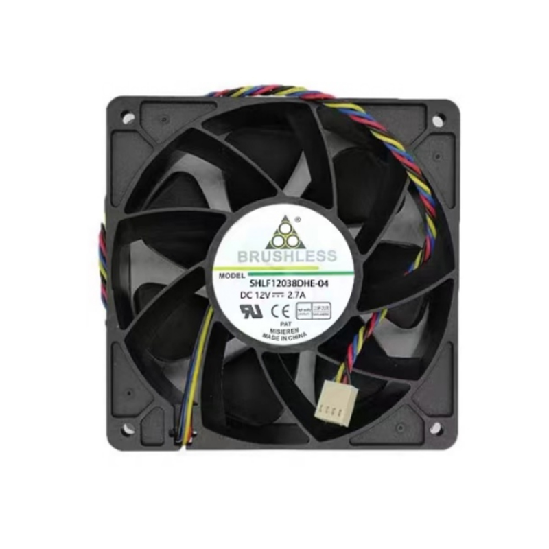 SHLF12038DHE-04 12V 2.7A ventilador de refrigeración para Antminer