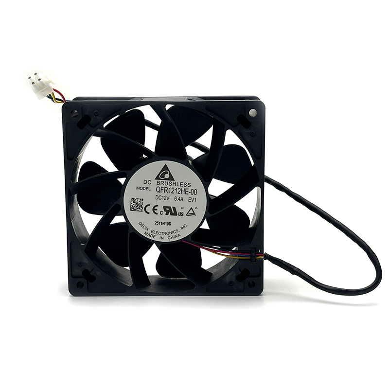 Ventilador de refrigeración original QFR1212HE-00 12V 6.4A para Antminer S21 T21