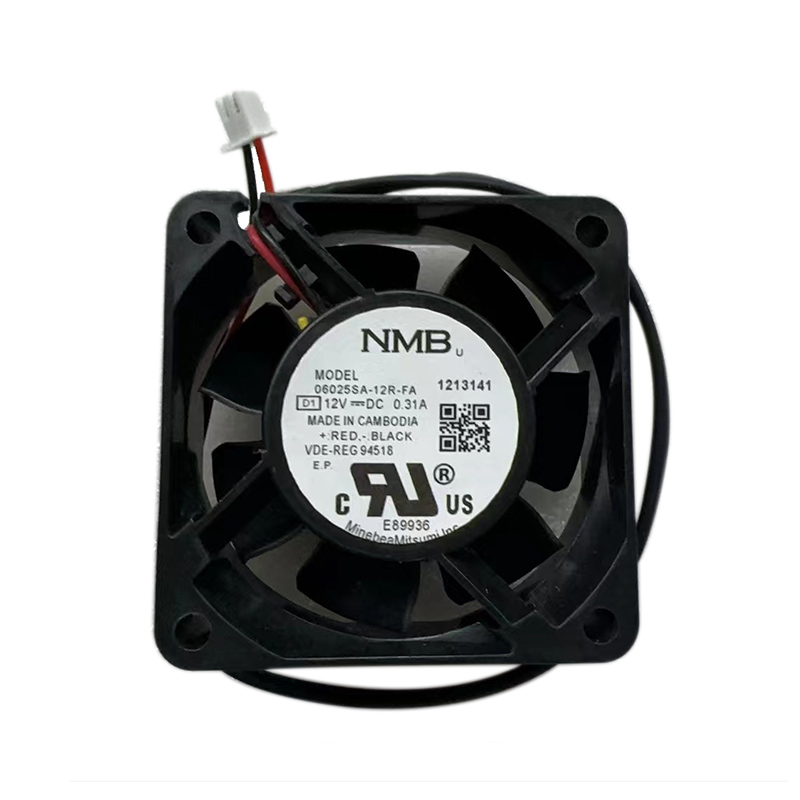 NMB 06025SA-12R-FA 12V 0.31A 60mm ventilador de refrigeración PSU para Antminer