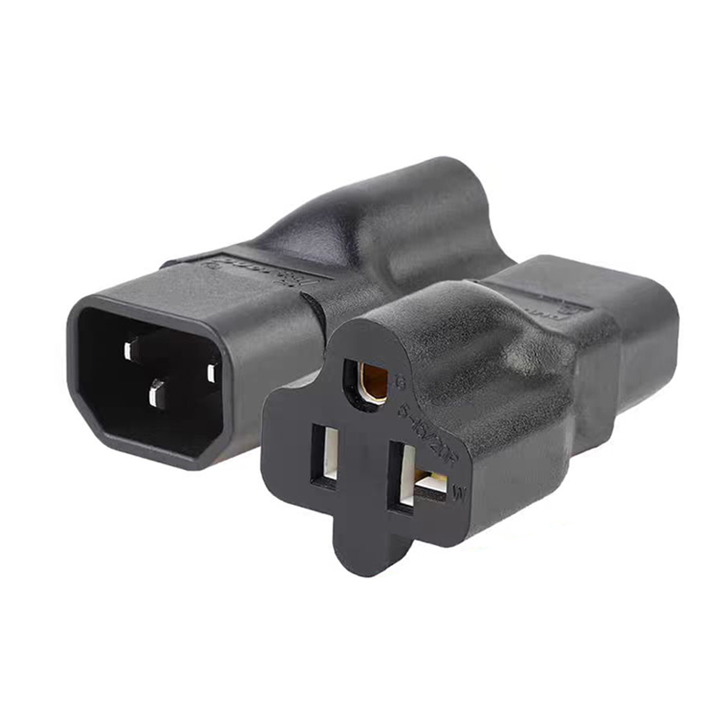 Enchufe adaptador de corriente IEC320 C14