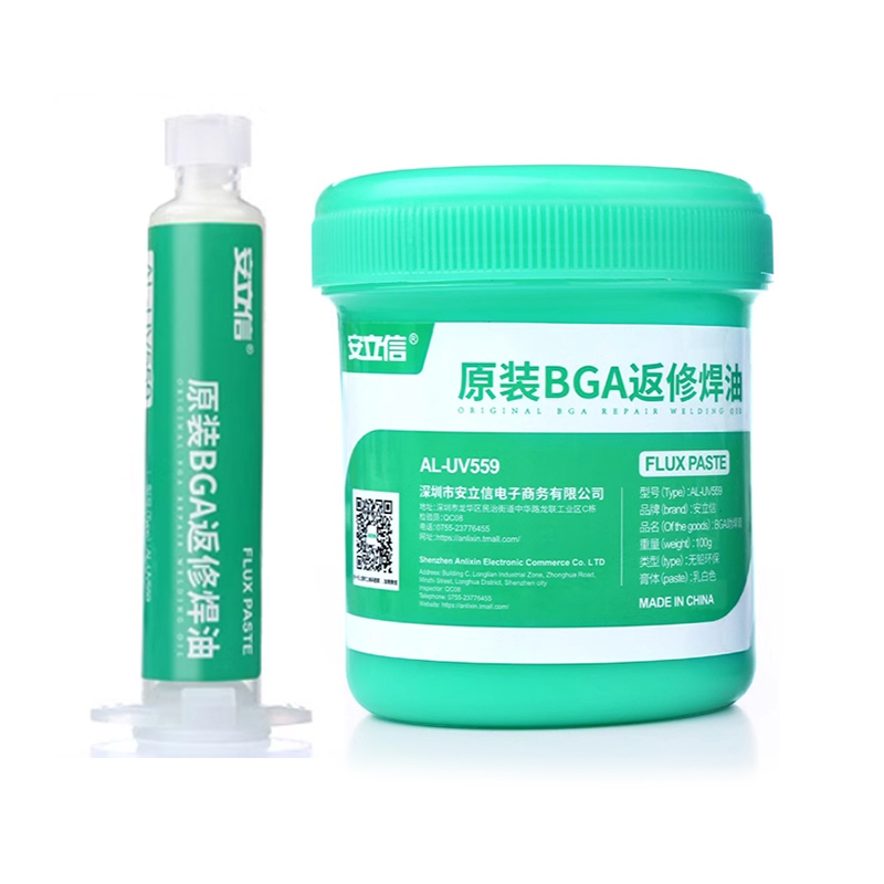 Aceite de soldadura para retrabajo BGA AL-UV559 10g 100g