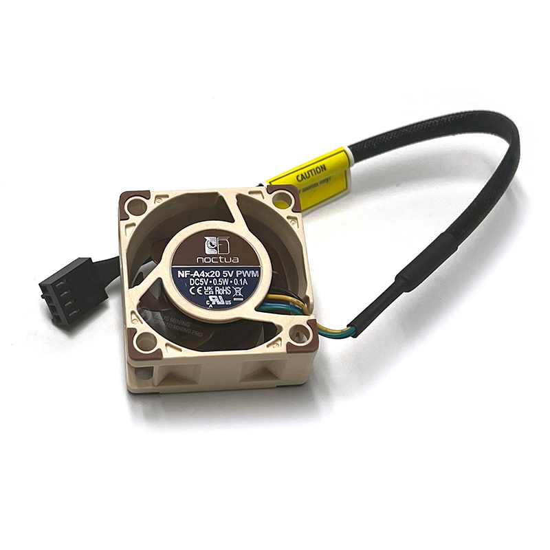Ventilador Noctua NF-A4x20 PWM 5V 0.1A de 40 mm para el minero Bitaxe Gamma 601