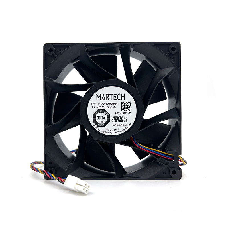 Ventilador de refrigeración Martech 12V 5A 7000RPM para Antminer S21XP S21pro S21+