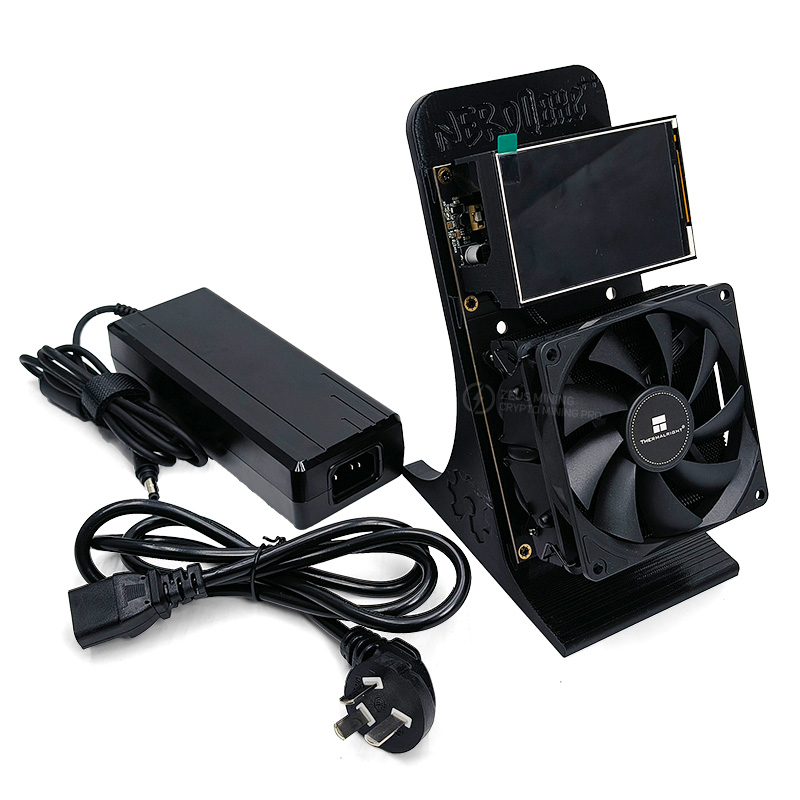 NerdMiner NerdQaxe 4.8TH/s BTC Minero Solo | Minería Zeus