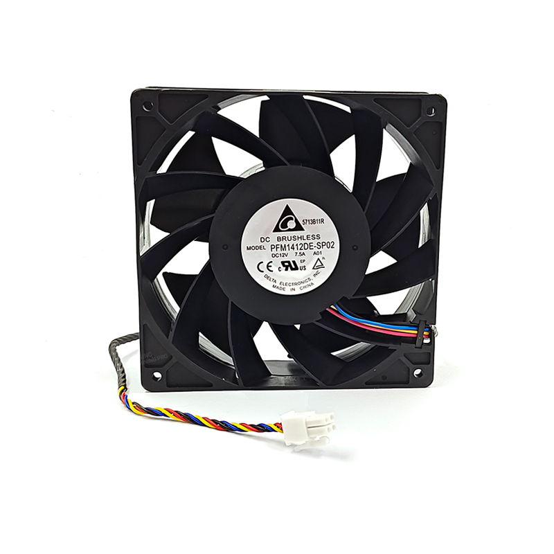 Ventilador Delta original de 12 V, 7,5 A y 140 mm para Antminer S21XP S21pro y S21+