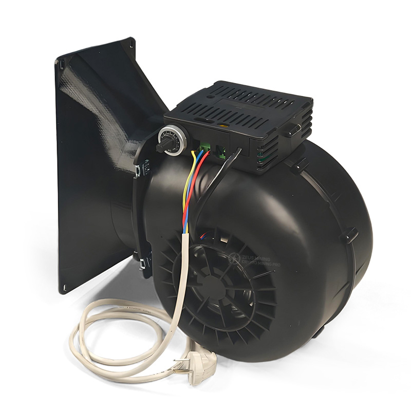 Silenciador de soplador de segunda generación para mineros ASIC