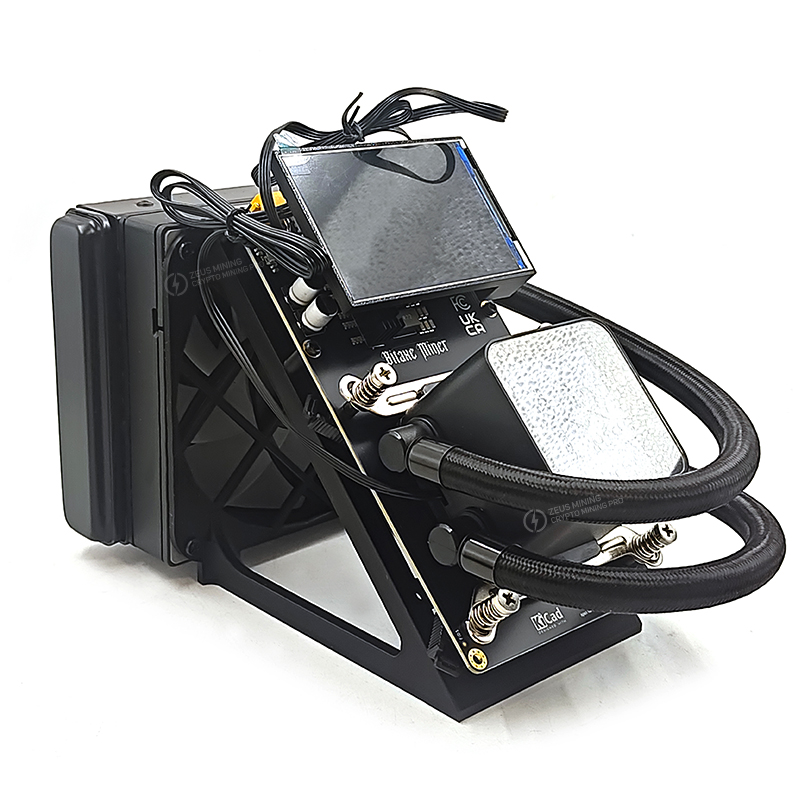 Minero Bitaxe NerdQaxe Rev 6.1 Hydro 6TH/s minero SOLO de Bitcoin