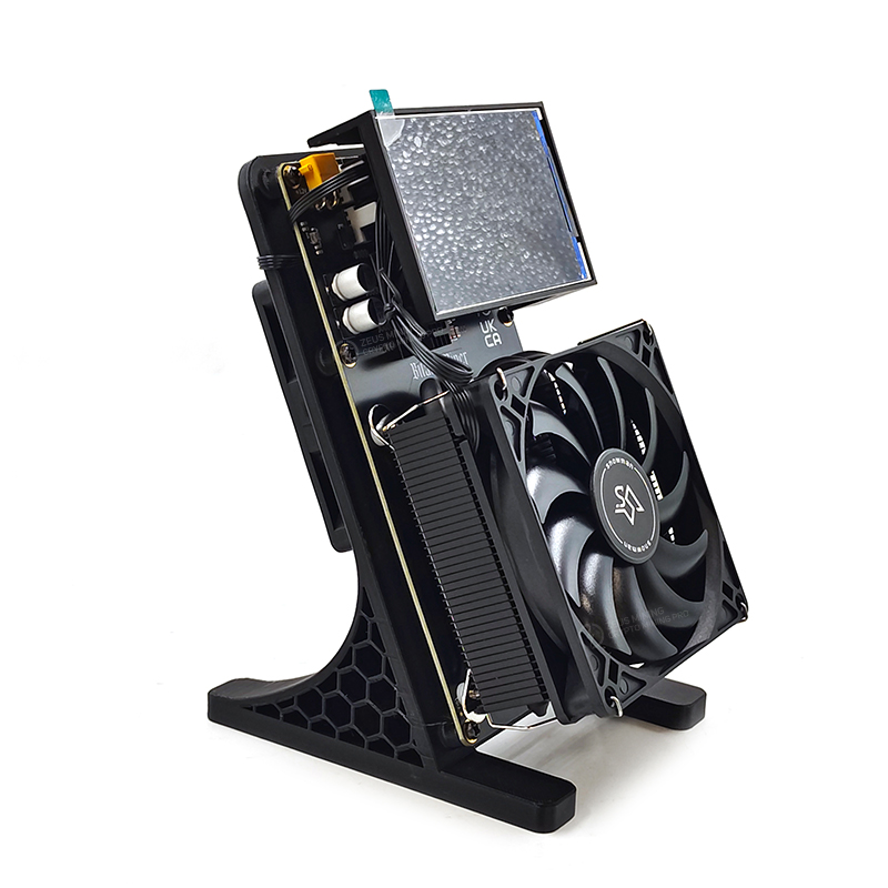 Minero Bitaxe NerdQaxe 6TH/s minero SOLO con ventiladores duales