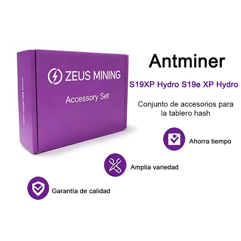 Conjunto de accesorios para la tablero hash Antminer S19XP Hydro S19e XP Hydro