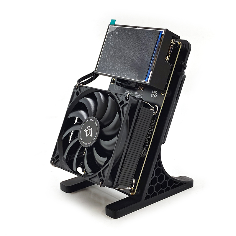 Minero Bitaxe NerdQaxe 6TH/s minero SOLO con ventiladores duales